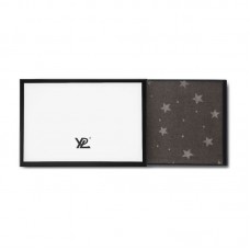 YPL 星空羊毛围巾 灰色（200x70厘米，60%聚酯纤维+31%美丽诺羊毛+9%羊驼毛）